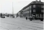 Kvarteret Båten, Göteborg. Järnvägsspåren leder till Foderhamnen/Lindholmshamnen.