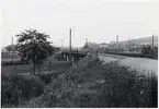 Göteborg. Järnvägsbro över gatan till Götaälvbron.