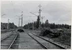 Gammelstad bangård. På linjen mellan Luleå och Boden.