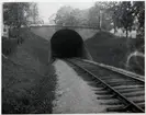 Järnvägstunnel under Storgatan.