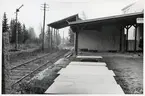 Börseryd station, bilden tagen i riktning mot Kalmar.