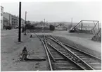 Bangården vid Lysekil station.