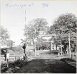 Järnvägsövergång vid östra delen av bangården vid Kvidinge station, på sträckan mellan Klippan och Kvidinge