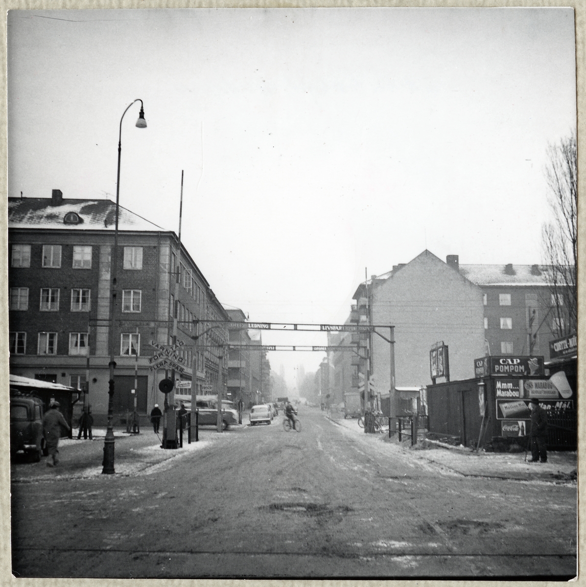 Järnvägsövergång vid Furutorpsgatan i Helsingborg på linjen mellan Helsingborg C och Ramlösa.