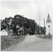 Järnvägsövergång vid Brågarps kyrka.