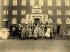 Svenska Trafikförbundets årsmöte utanför Östersunds museum 27/6 1931