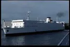 M/S Rostock vid Trelleborg färjeläge.