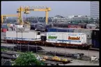 Statens Järnvägar, SJ containerterminal och transport.