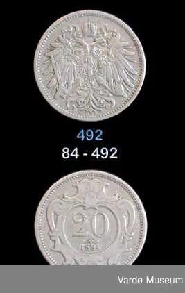 20 heller. Østerrike.
