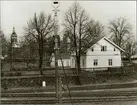 Tidigare stationshus vid Ludvika station.