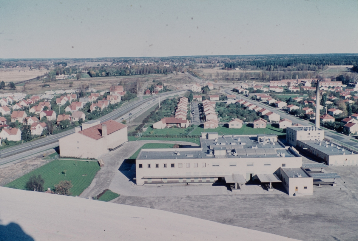 Vy över Örebro. Mejeriet, med adress Dalbygatan 5.