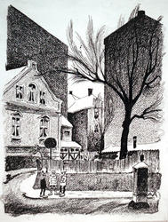 Ved Waldemar Thranes gt. [papirkunst]