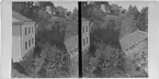 Hus vid Jakobdals kvarn nedenför Dunkehalla i Jönköping.