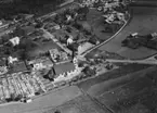 Flygfoto över Stockaryds kyrka i Sävsjö kommun, Jönköpings län. Nr M 976