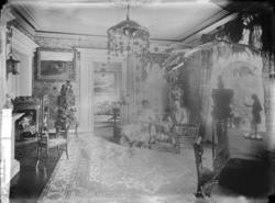 Kristian Birkeland og hans kone Ida hjemme i Inkognitogaten