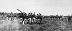 Luftvärnsbatteri m/1900-17. 7 cm.