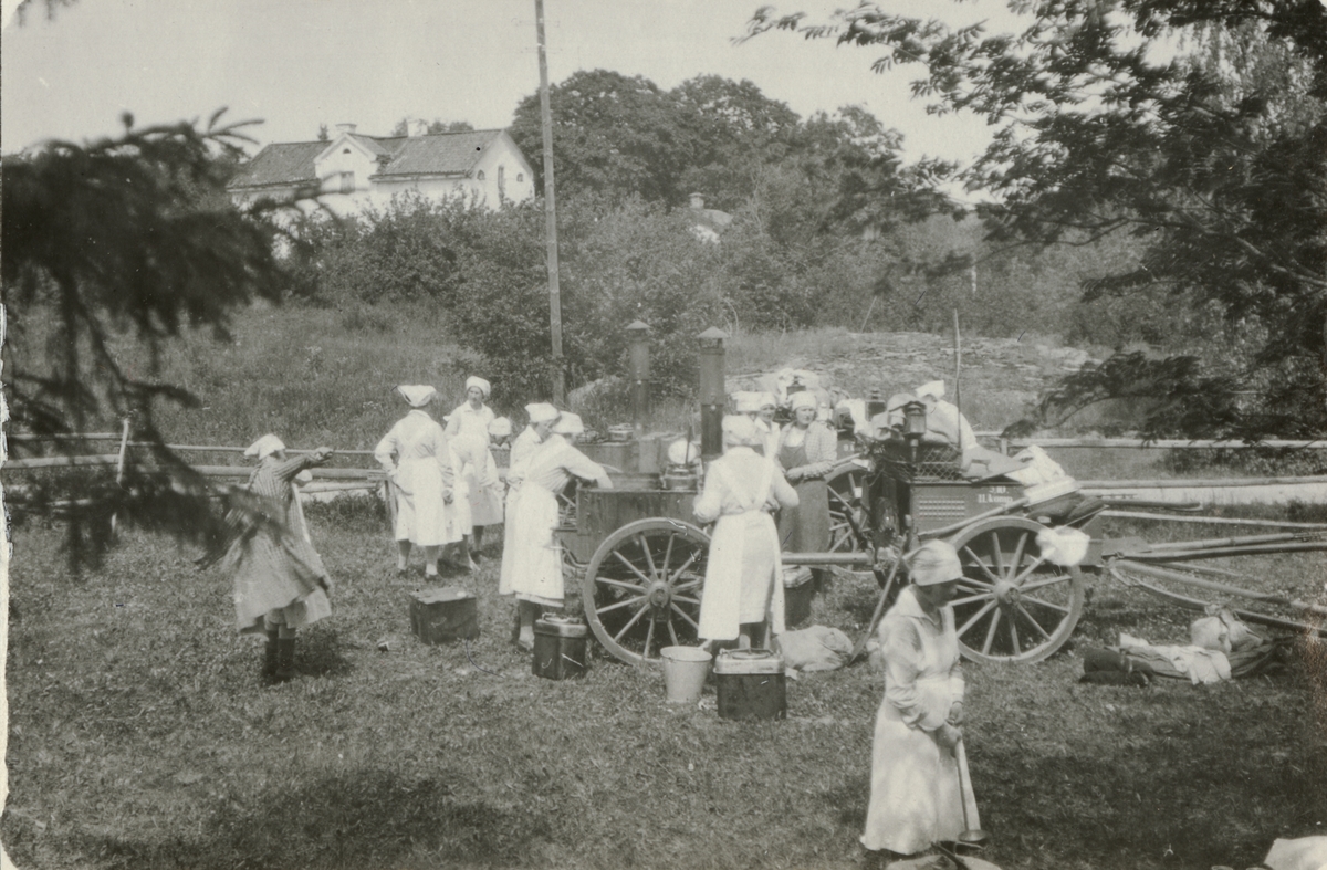 Landstormsofficers- och kokvagnskurs i Strängnäs 13-22.6.1930