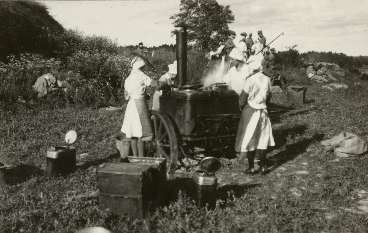 Landstormens lägerkurs i Strängnäs 12-21.6.1931.