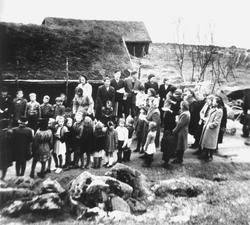 Søndagsskolens dag i 1950 på Skaland.