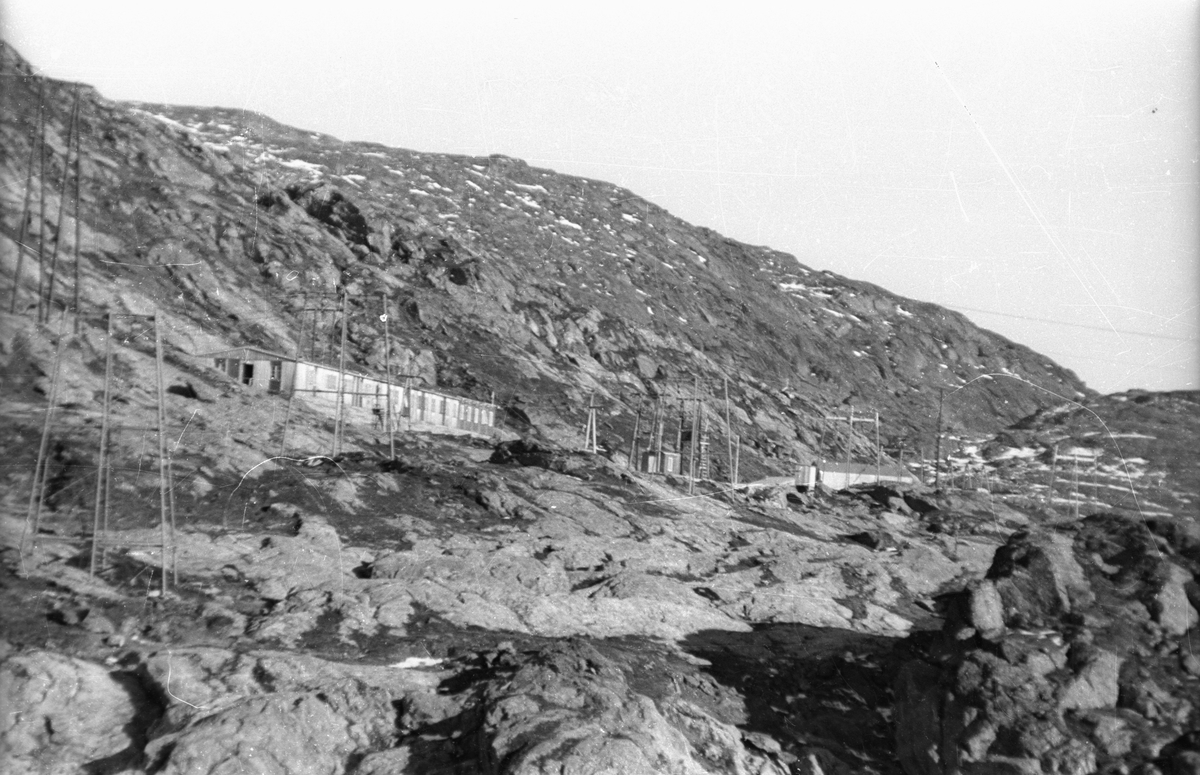 Anlegg i Tyssedalsfjellet i samband med utbygginga av Tysso II vasskraftverk i Tyssedal/Skjeggedal.