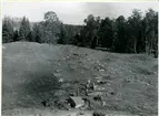 Badelunda sn, Anundshögsområdet, Långby.
Vid förundersökningen för skeppssättningarnas renovering, 1932.