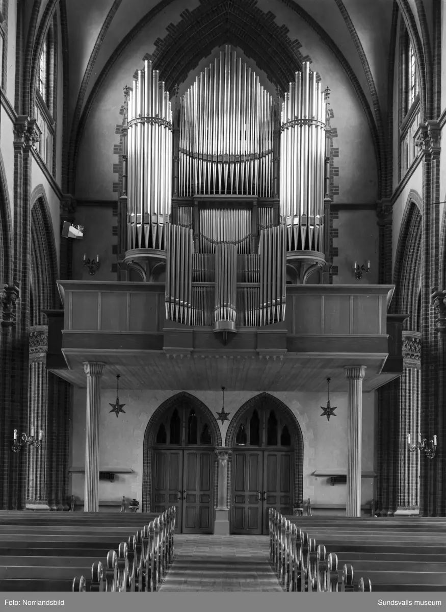 Interiörbilder från GA-kyrkan.