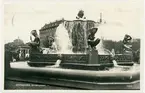 Göteborg. Järnbrunnen. Vykort skickat 1942 från Alma Jacobson till Johanna Brunssons vävskola.