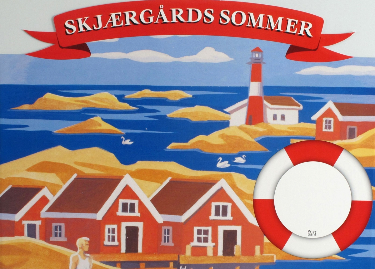 Sjø og sommer, seilbåt, terne, fyrlykt, redningsbøye.