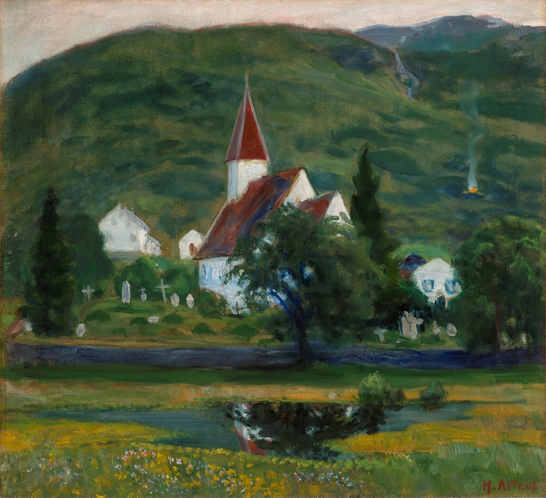 Ålhus kirke, St. Hans [Maleri]