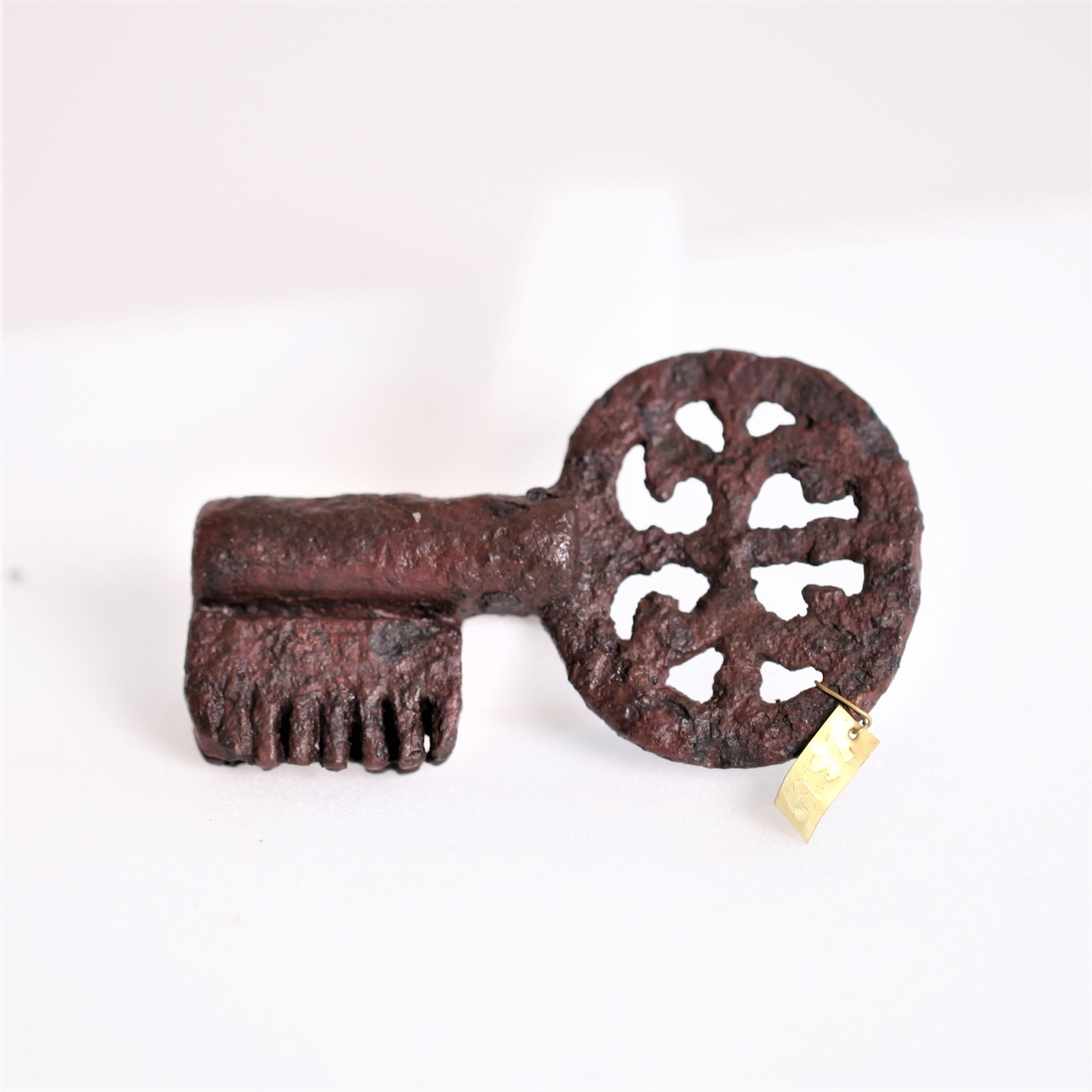 Nøkkel av jern fra middelalder funnet på Østre Kraby.