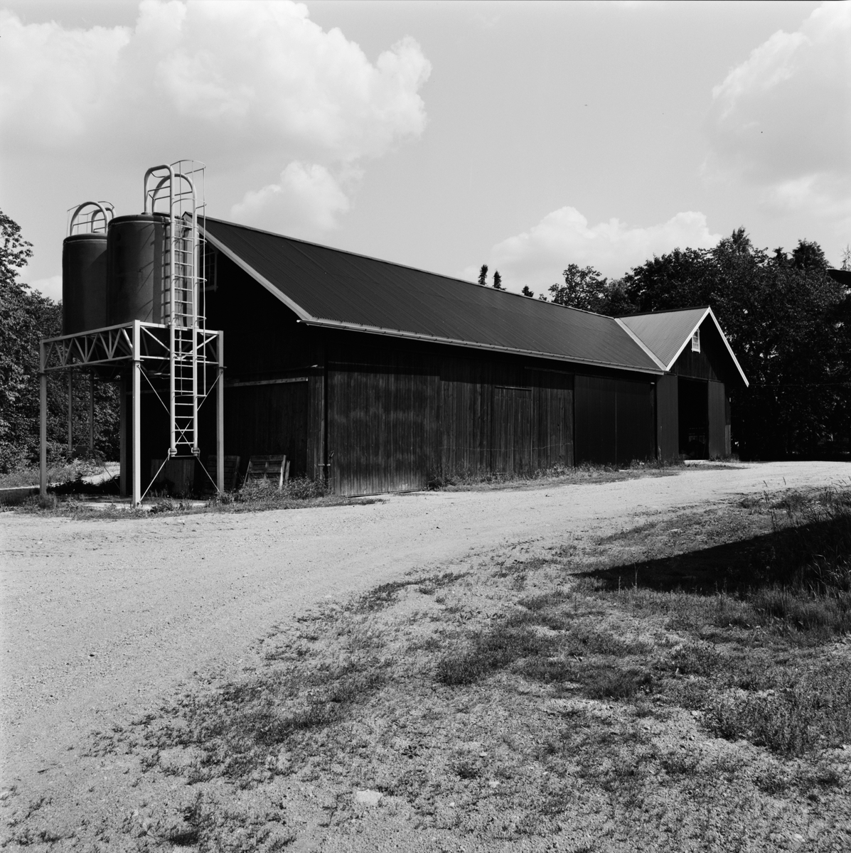 Ekonomibyggnad, Forsby kvarn, Simtuna, Uppland 1980 - 1981