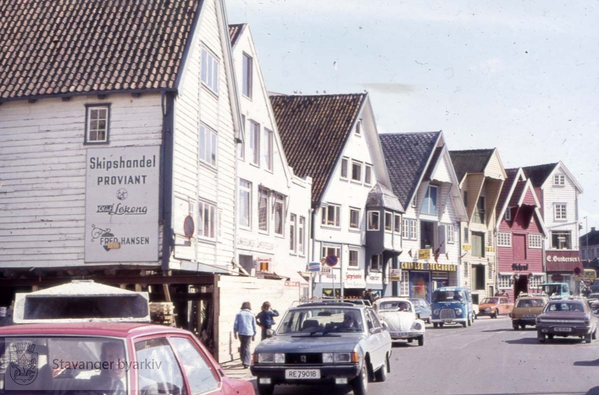 Sjøhusrekka langs Skagenkaien