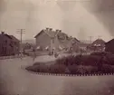 Gellivare telefonnät och stationer omkr. sekelskiftet 1900. Fotografi taget från Grand Hotel.