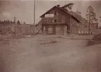 Malmberget, Nederkalix, Nordmaling, telefonnät och stationei omkr. sekelskiftet 1900.  (Telefonstationen. Malmberget 1900).