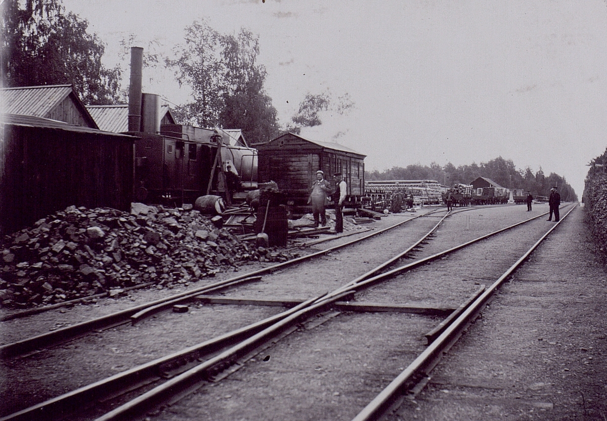 Impregneringsanstalt Lessebo år 1910.