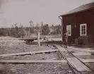 Foton från gamla kopparvitriol-impregneringsplatsen i östervall. Troligen omkring 1900.