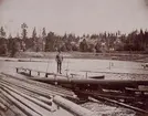 Foton från gamla kopparvitriol-impregneringsplatsen i Östervall. Troligen omkring 1900.