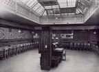 Sibyllegatan 24. Östermalms telefonstation. Apparatsalen. Mauell station raserad 1933. Vid rivningen hade stationen 8000 abonnenter.