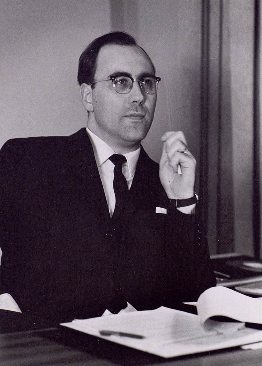 Nye överdirektör Torsten Larsson, fr 1.1.1966.