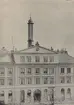 Telefontornet i Uppsala omkring 1891 - 92. Sthlms Allm. Telefon AB.