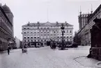 Telefontornet och Brunkebergstorg år 1916.