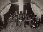 Stockholm. Stora studion vid Kungsgatan 8, avsedd för orkestermusik, år 1928.