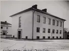 Älmhult. Exteriör av överdragsstationen 1930.