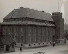 Halmstad, telegraf- och telefonstationen före ombyggnaden 1936. Exteriör.