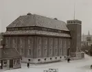 Halmstad. Telegraf- och telefonstationen. Exteriör.