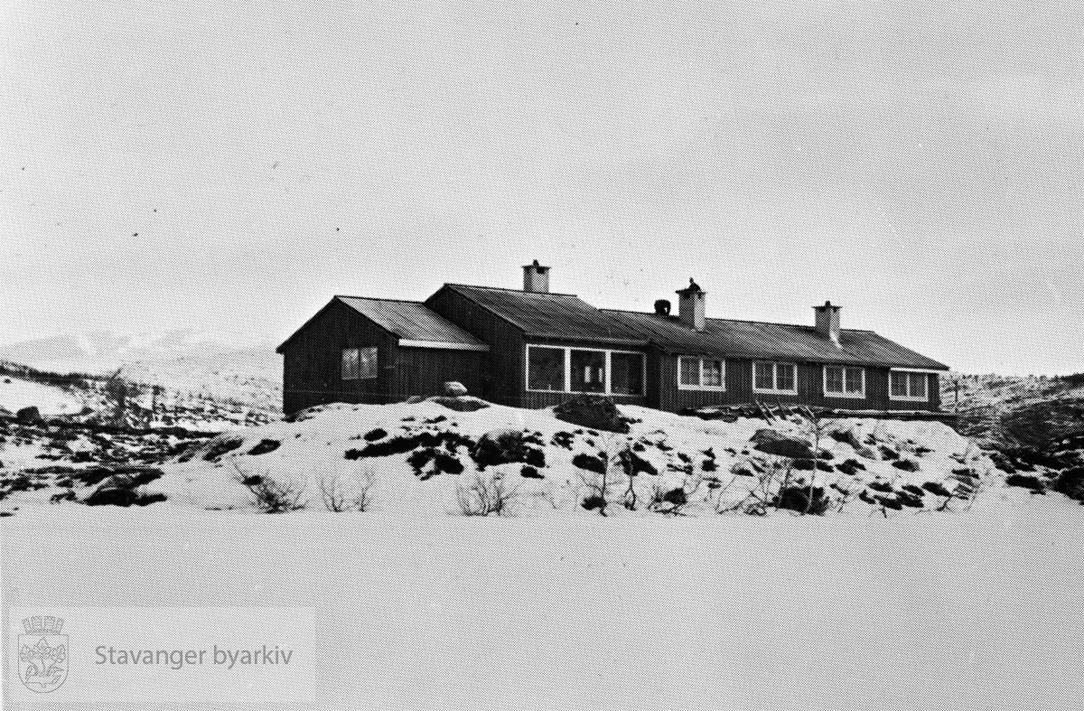 Skihytten Brannbu i Sirdalen.