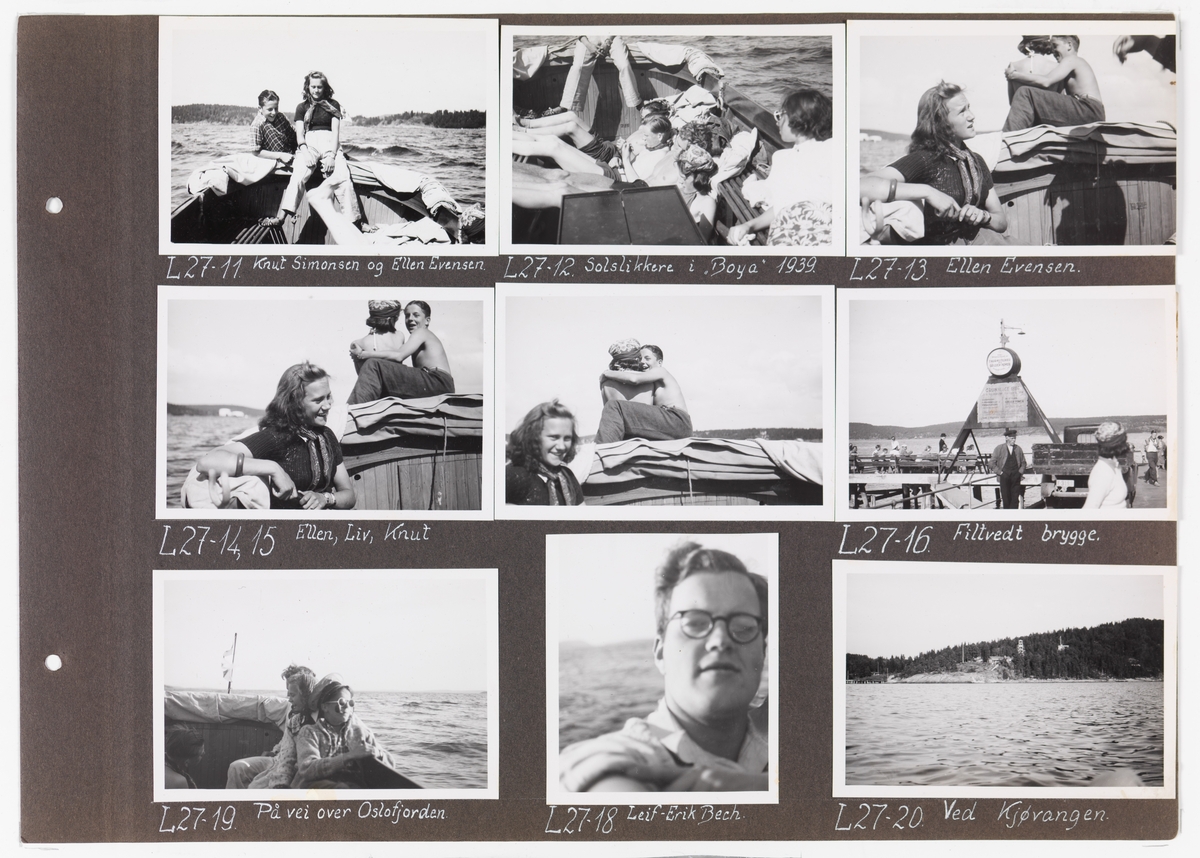 Adolf Bechs fotoalbum fra 1939-1940. Bech var kontorsjef ved transportkontoret i generaldirektoratet for Norges Statsbaner. 

Enkeltbilder fra albumet er publisert på reg.nr. UHB-105-0002 - UHB-105-0141.