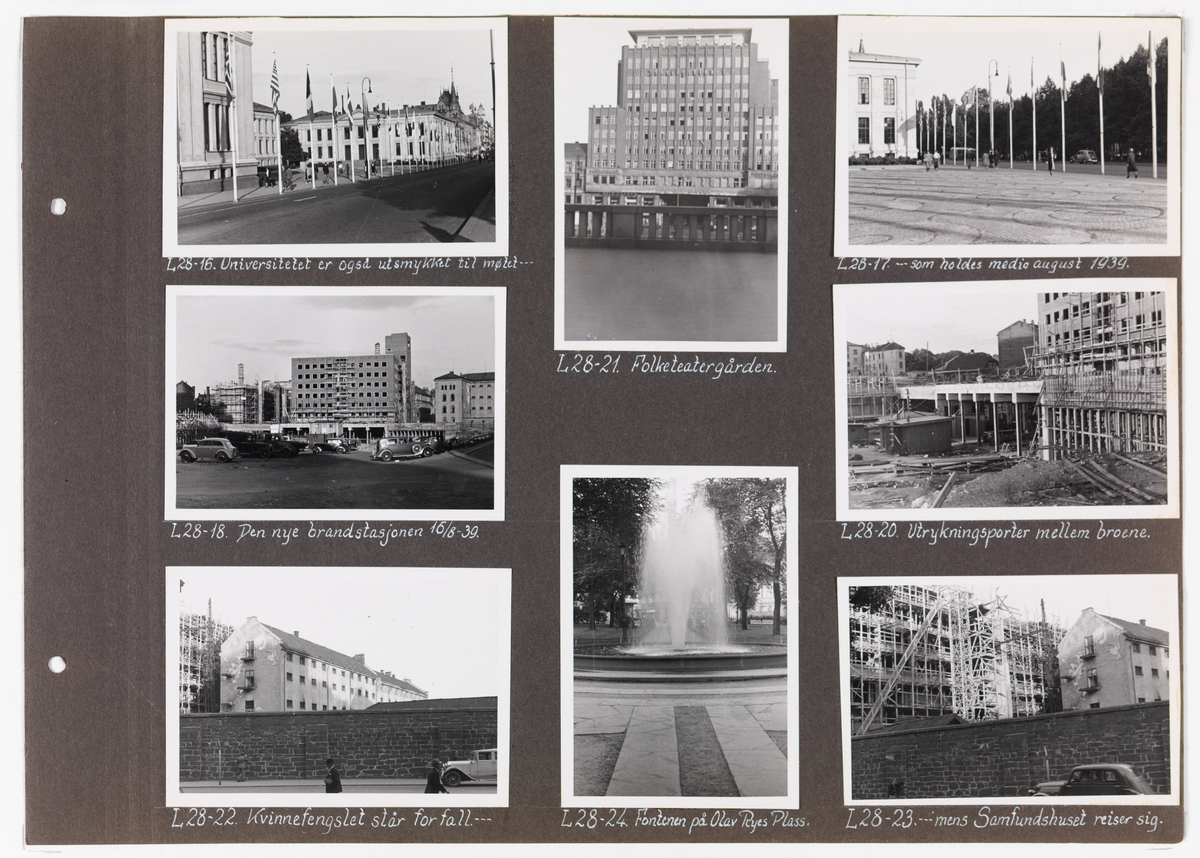 Adolf Bechs fotoalbum fra 1939-1940. Bech var kontorsjef ved transportkontoret i generaldirektoratet for Norges Statsbaner. 

Enkeltbilder fra albumet er publisert på reg.nr. UHB-105-0002 - UHB-105-0141.