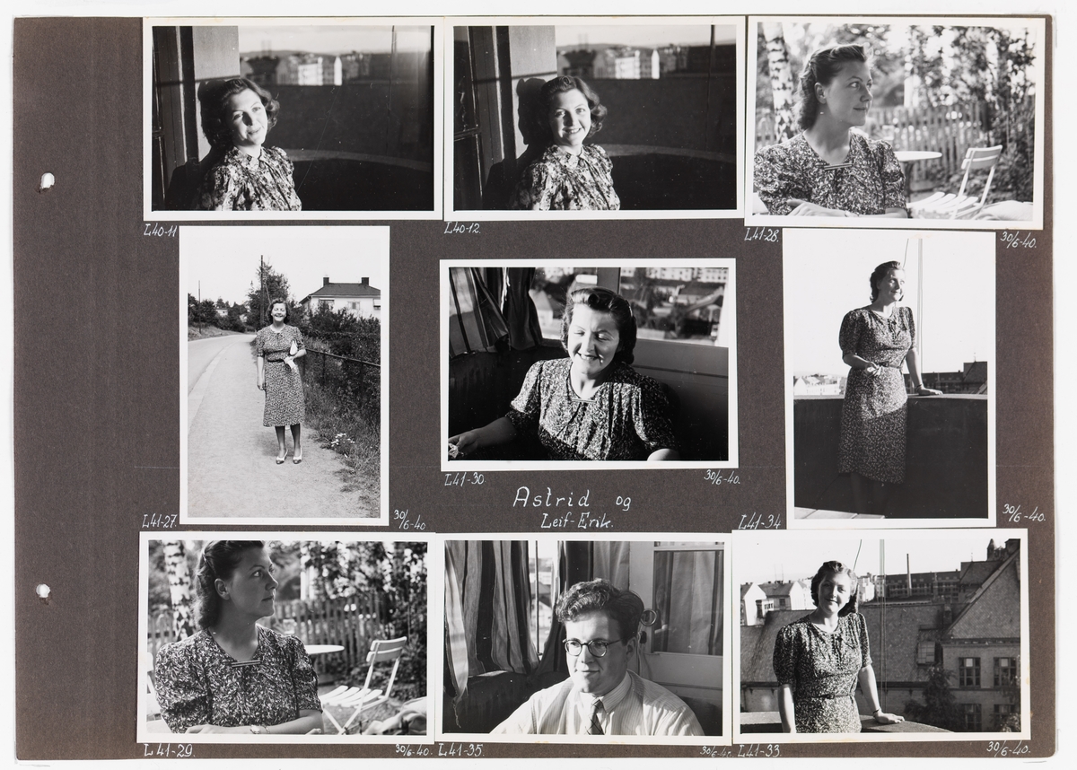 Adolf Bechs fotoalbum fra 1939-1940. Bech var kontorsjef ved transportkontoret i generaldirektoratet for Norges Statsbaner. 

Enkeltbilder fra albumet er publisert på reg.nr. UHB-105-0002 - UHB-105-0141.