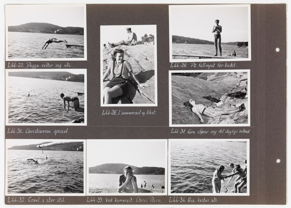 Adolf Bechs fotoalbum fra 1939-1940. Bech var kontorsjef ved transportkontoret i generaldirektoratet for Norges Statsbaner. 

Enkeltbilder fra albumet er publisert på reg.nr. UHB-105-0002 - UHB-105-0141.